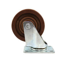 4  inches medium duty plate swivel heat resisting casters